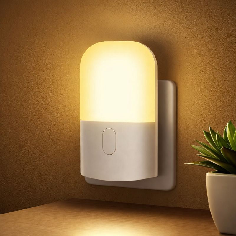 LED Night Light | Dimmable Automatic Night Light with Light Sensor & Low Energy Consumption