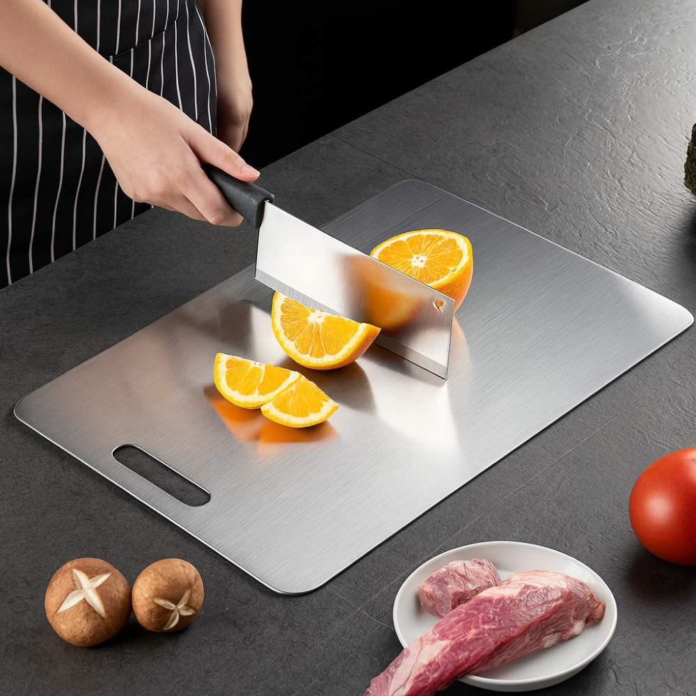 TitanClean Cutting Board | Titanium Anti-Bacterial Cutting Board for Safe & Hygienic Food Preparation