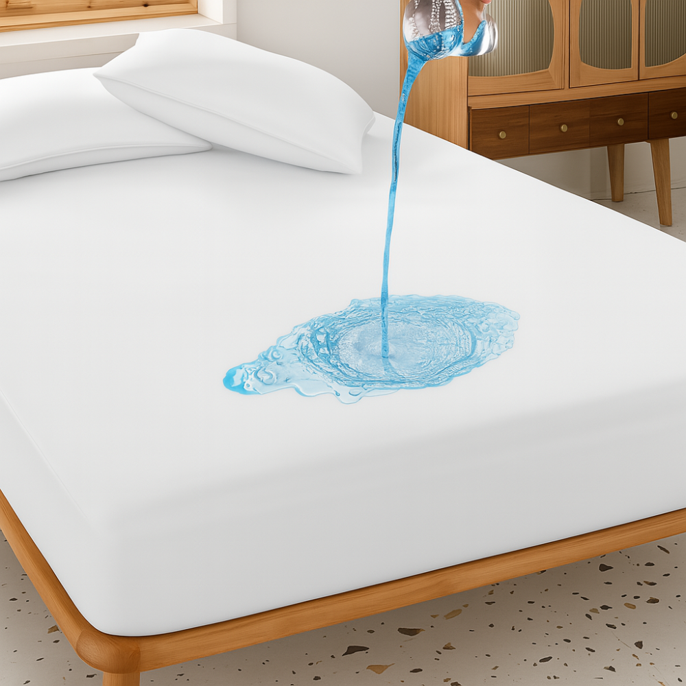 Breathable Mattress Cover | Waterproof Mattress Protector – Soft, Silent, Hypoallergenic Bed Cover