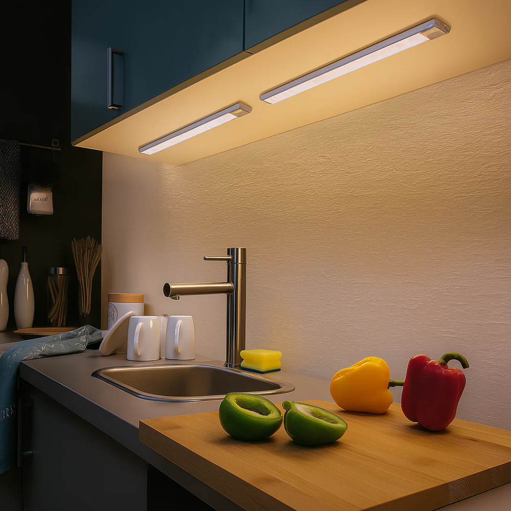 LumiSense Wireless LED Light | Motion Sensor Cabinet Light 30cm for Wardrobes, Kitchens & Hallways