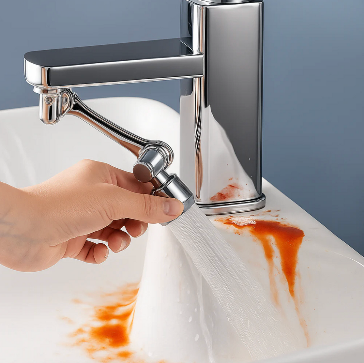 1440° Tap Extender Pro | 4D Swivel Kitchen Tap Attachment with Water Saving Aerator